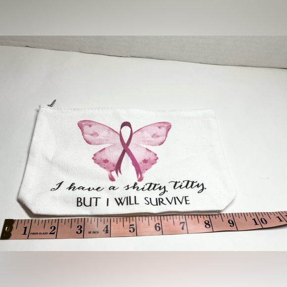 BRAND NEW - BREAST CANCER AWARENESS BUNDLE (TRAVEL MUG/KEYCHAIN/ZIPPER POUCH) - Picture 8 of 9